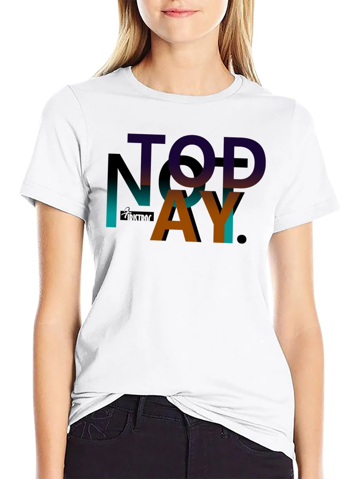 TODAY Graphic Print Black T-Shirt product image 8