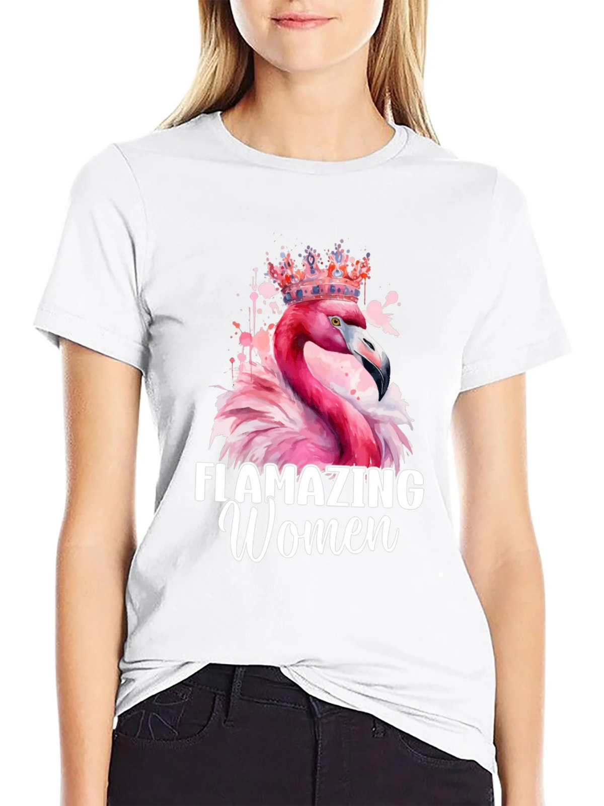 Flamazing Women T-Shirt - Flamingo Queen Tee product image 8