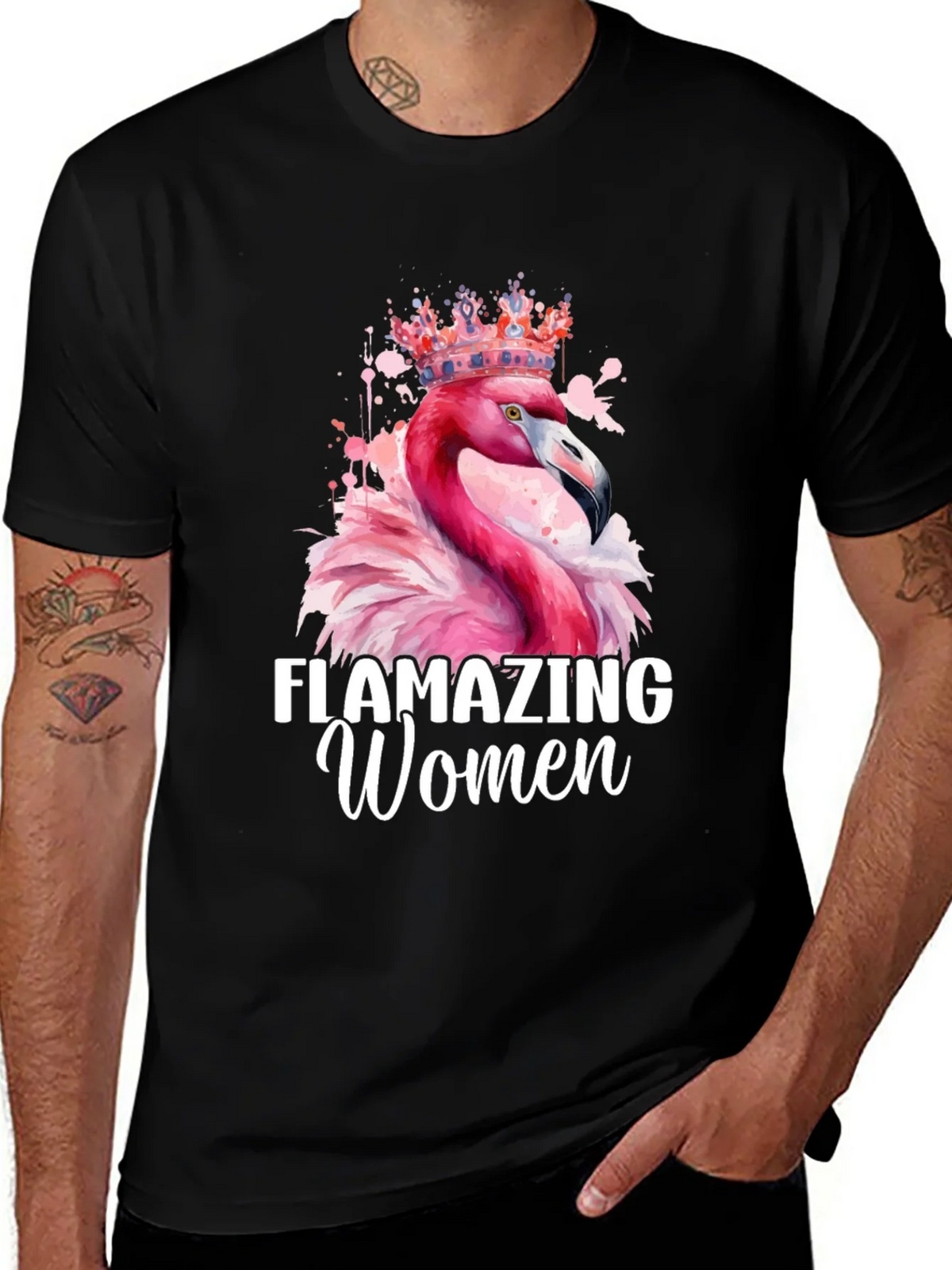 Flamazing Women T-Shirt - Flamingo Queen Tee product image 1