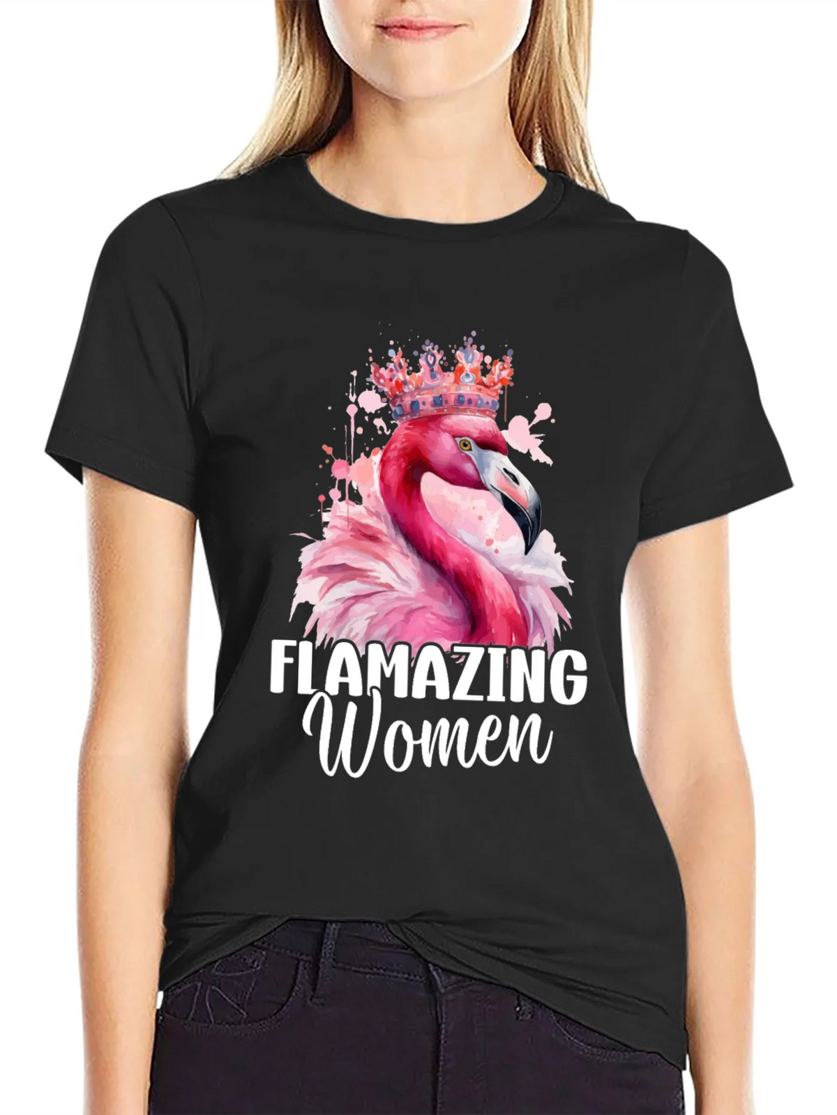 Flamazing Women T-Shirt - Flamingo Queen Tee product image 2