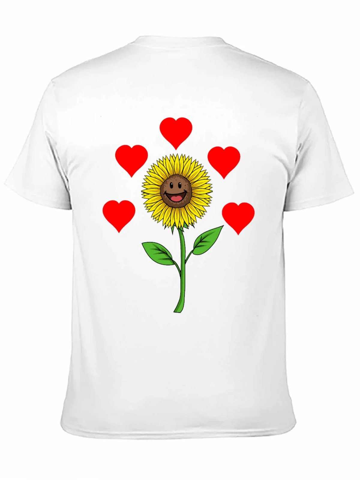 Sunflower Heart Graphic Tee - Black Casual Shirt product image 10