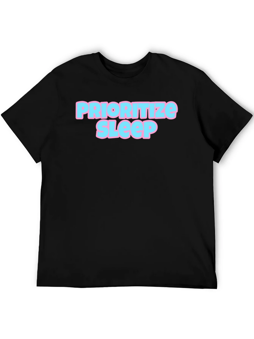 Prioritize Sleep Graphic Tee - Black Cotton Comfort product image 5
