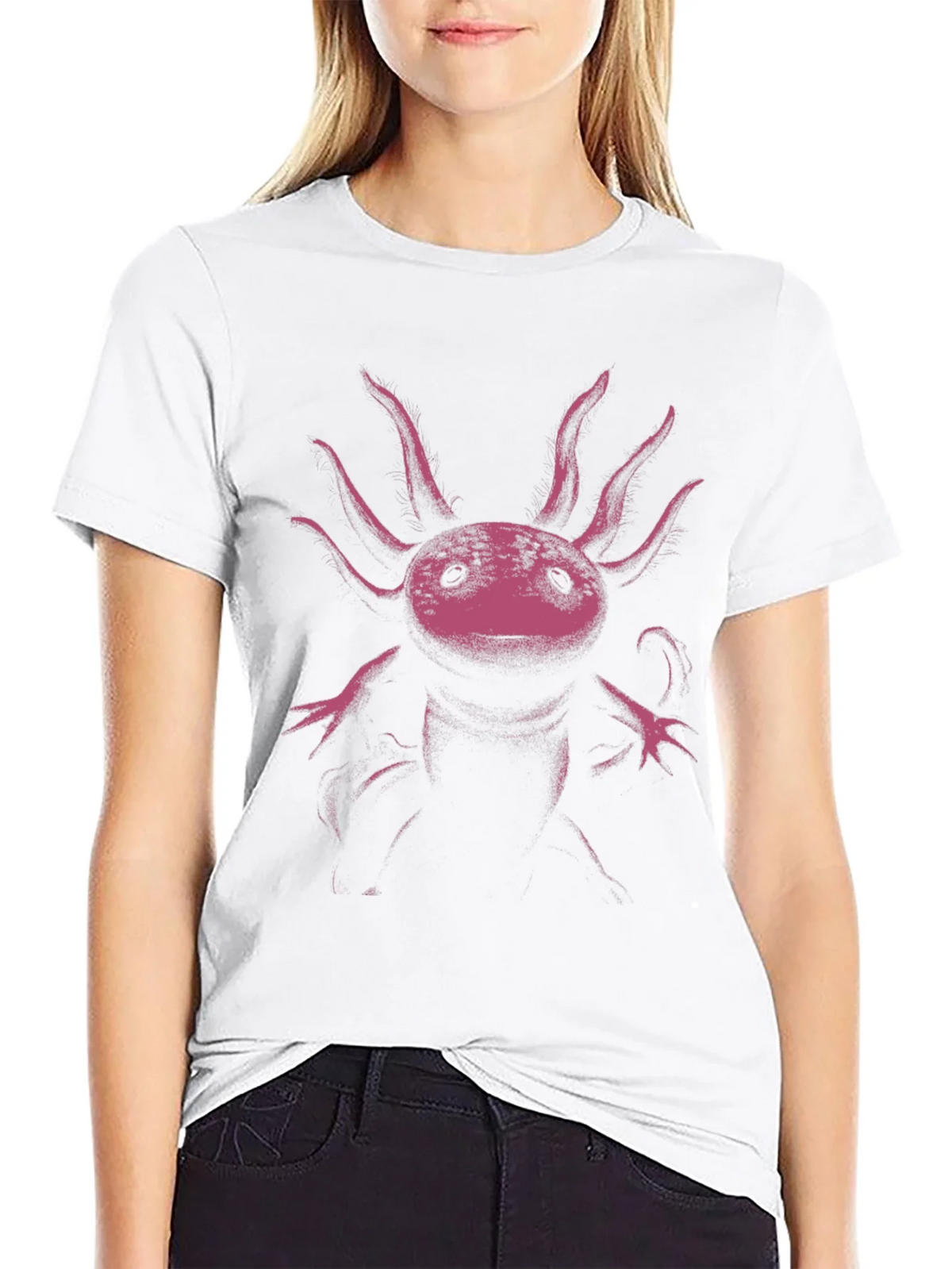 Axolotl Graphic Print T-Shirt product image 8