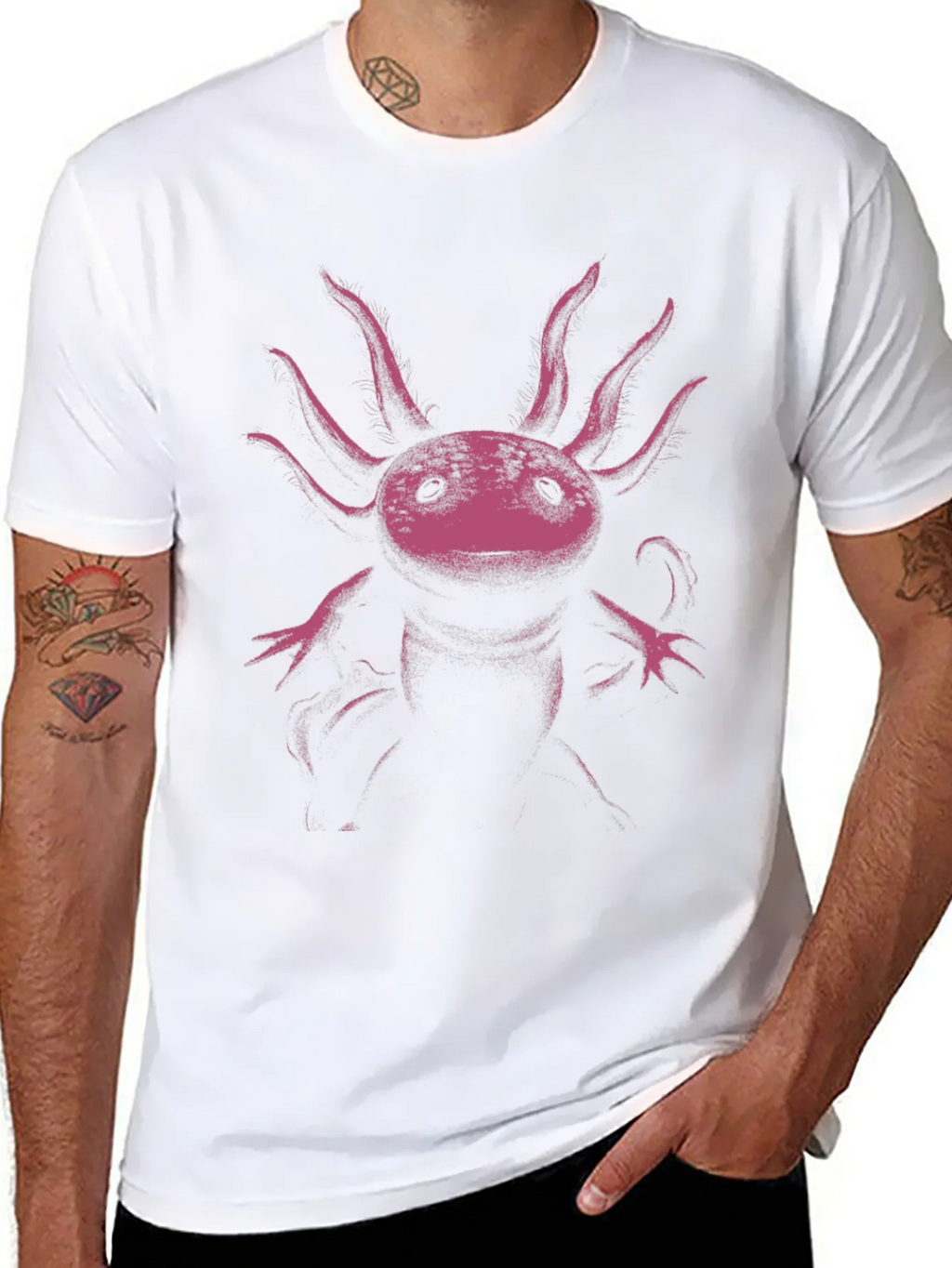 Axolotl Graphic Print T-Shirt product image 7