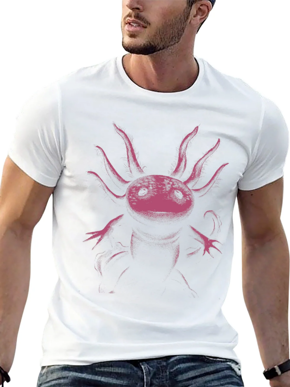 Axolotl Graphic Print T-Shirt product image 12