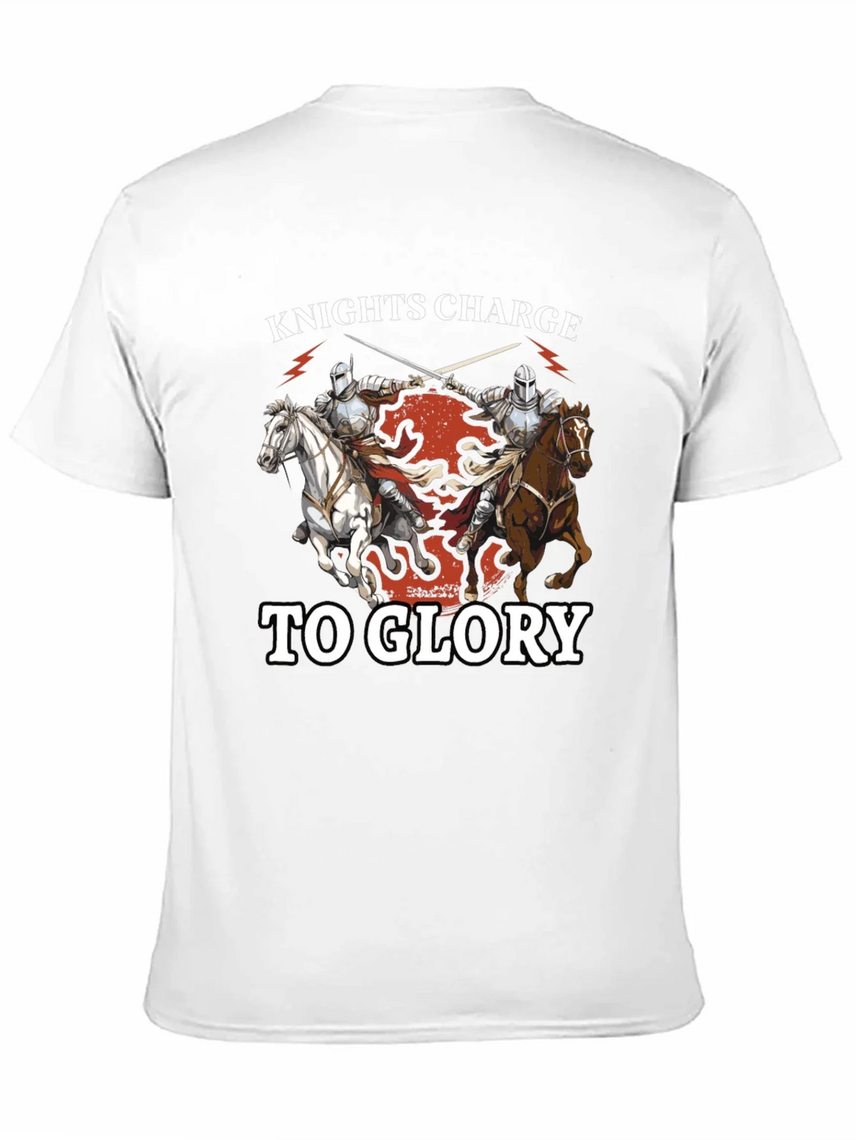 Knights Charge to Glory T-Shirt - Medieval Design product image 10