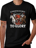 Knights Charge to Glory T-Shirt - Medieval Design product image 1