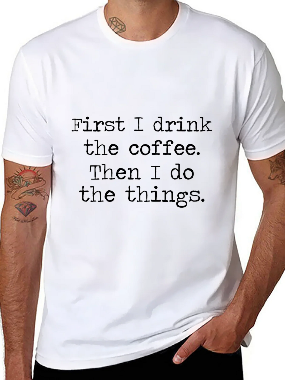 Coffee First T-Shirt - Drink Do Things Tee product image 7