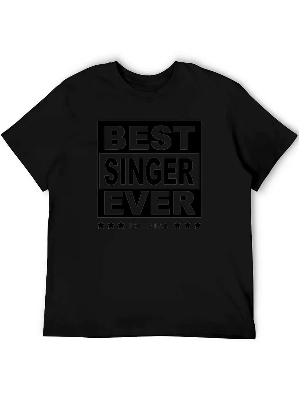 Best Singer Ever Black Graphic T-Shirt product image 5