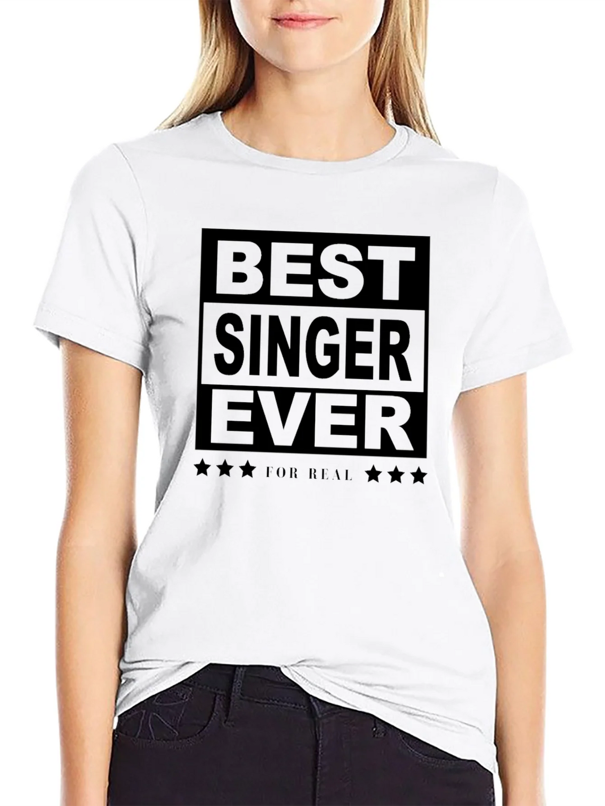 Best Singer Ever Black Graphic T-Shirt product image 8