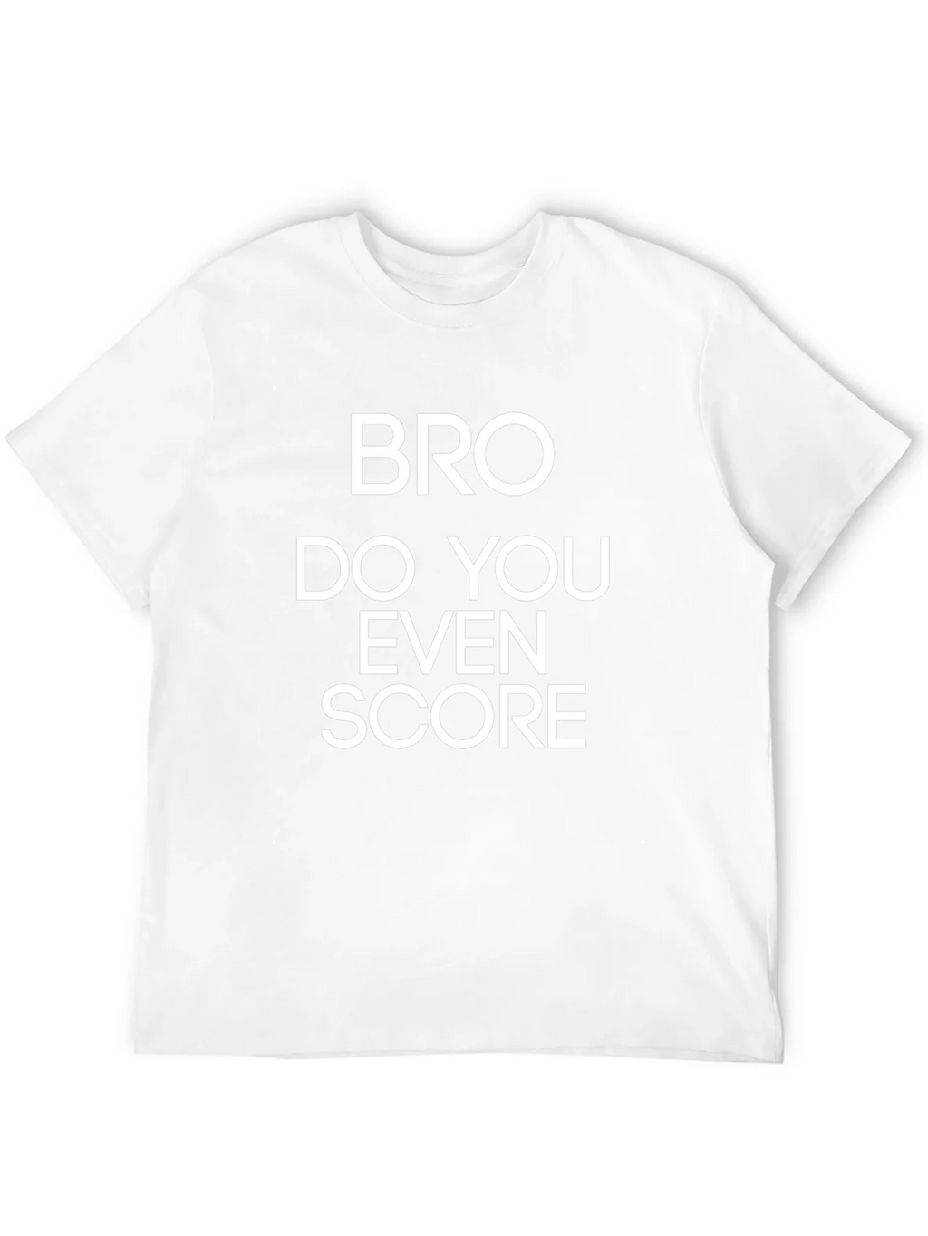Bro Do You Even Score? Mens Graphic T-Shirt product image 11
