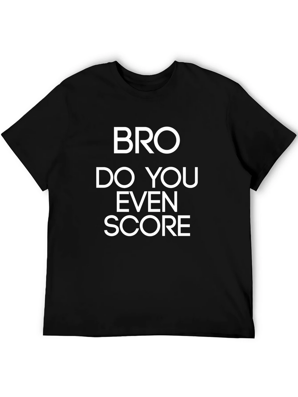 Bro Do You Even Score? Mens Graphic T-Shirt product image 5