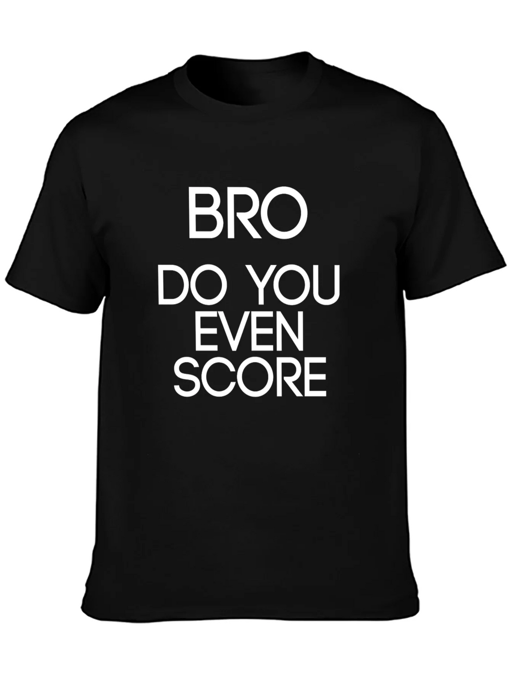 Bro Do You Even Score? Mens Graphic T-Shirt product image 3