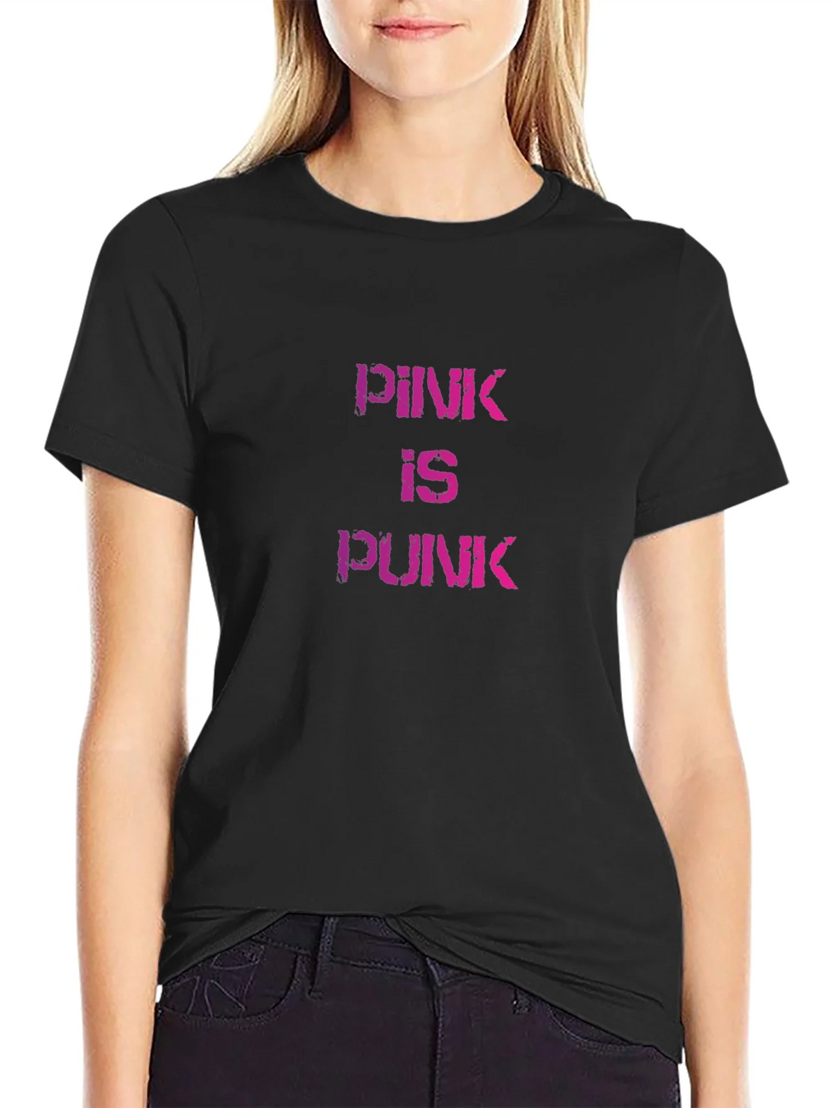 Pink is Punk Graphic T-Shirt - Edgy Style product image 2