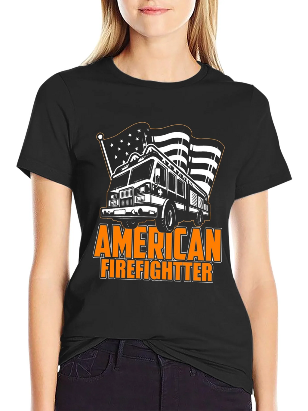 American Firefighter Graphic Tee product image 2