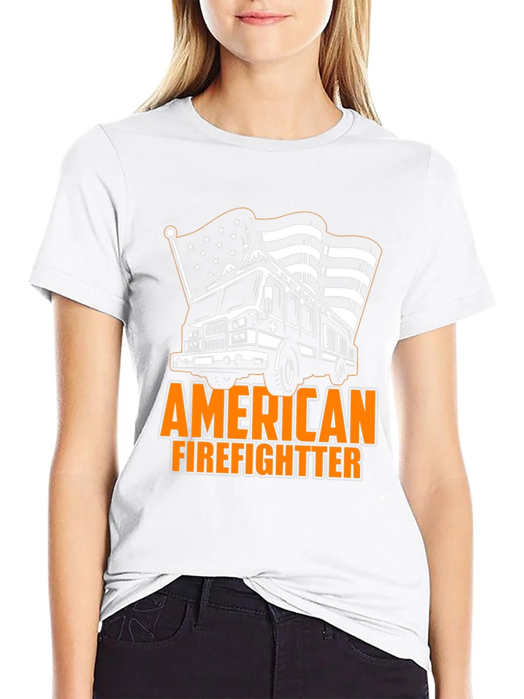 American Firefighter Graphic Tee product image 8
