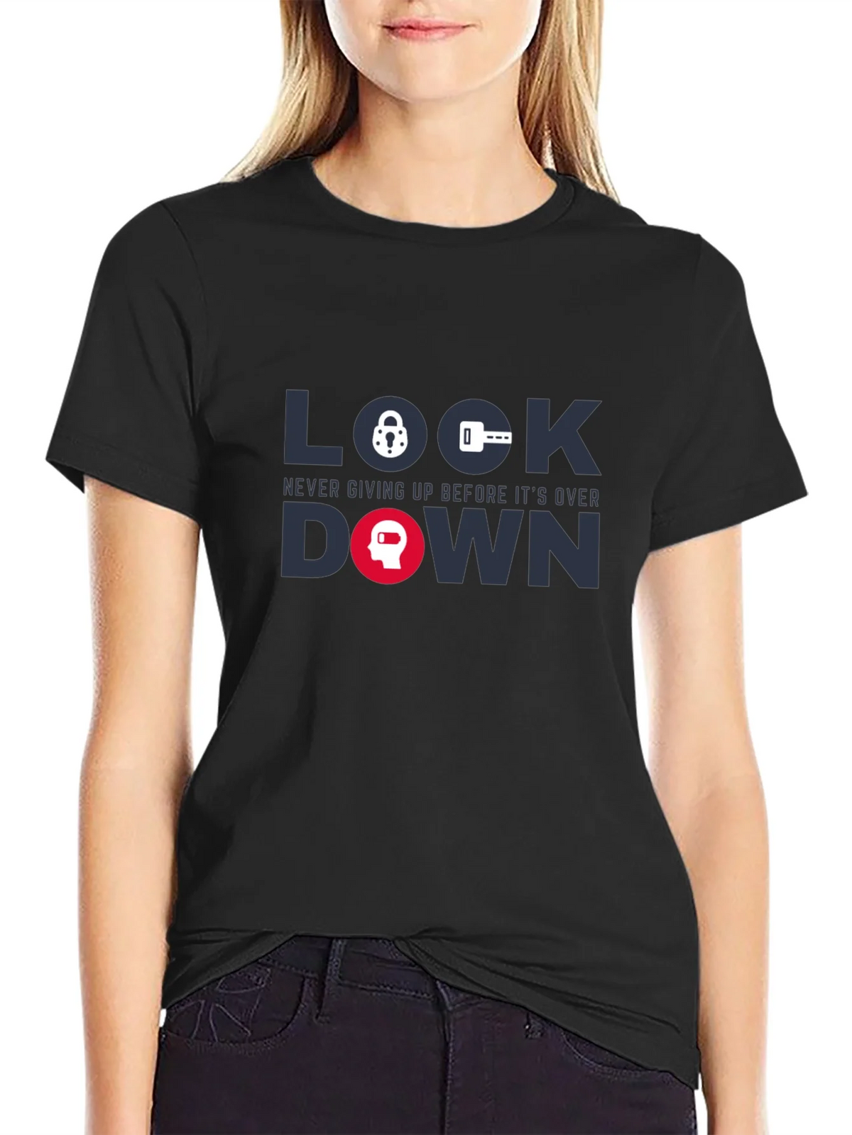 Lockdown Graphic Tee - Never Giving Up T-Shirt product image 2