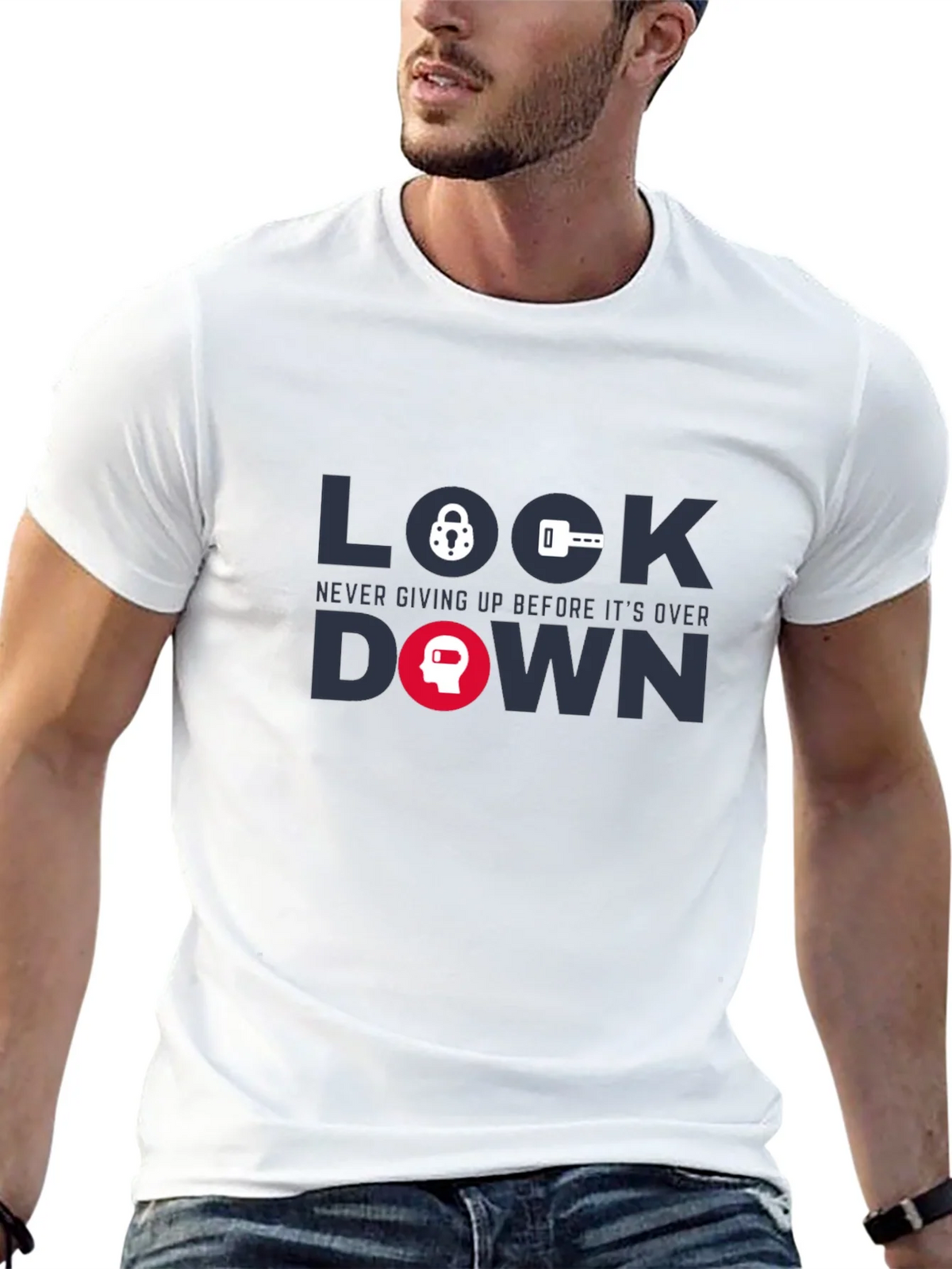 Lockdown Graphic Tee - Never Giving Up T-Shirt product image 12