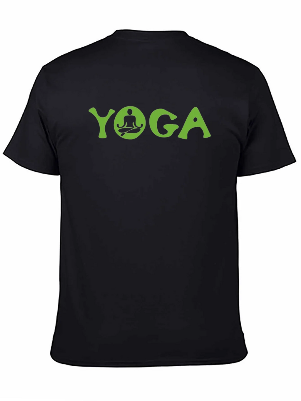 Yoga Graphic Tee - Black Cotton Comfort product image 4