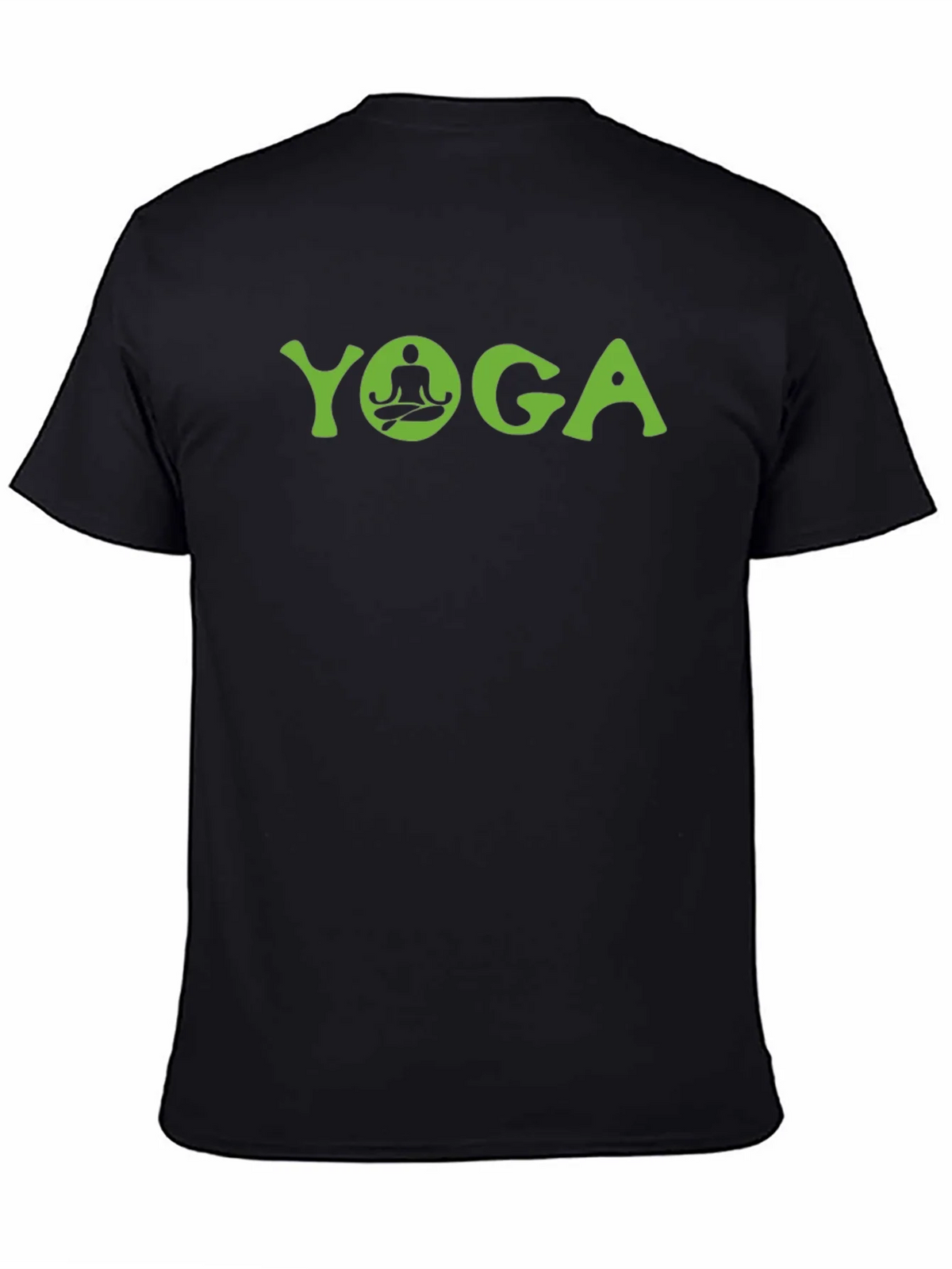 Yoga Graphic Tee - Black Cotton Comfort product image 4