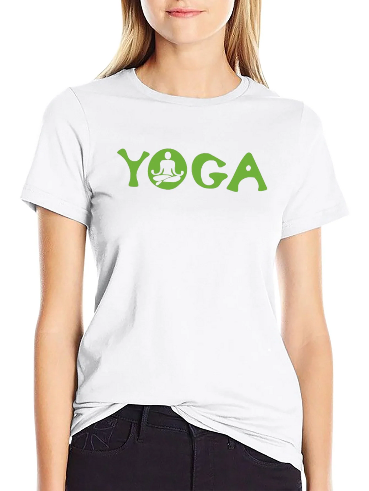 Yoga Graphic Tee - Black Cotton Comfort product image 8