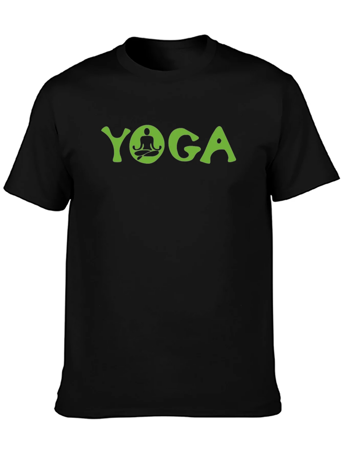Yoga Graphic Tee - Black Cotton Comfort product image 3