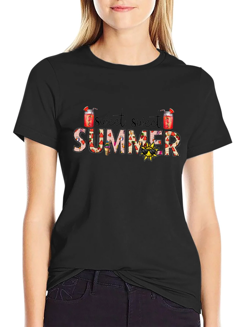 Sweet Summer Graphic Tee - Fun Vibes product image 2