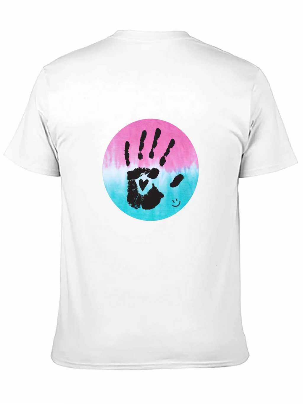 Handprint Heart Tie-Dye Tee - Unique Graphic T-Shirt product image 10