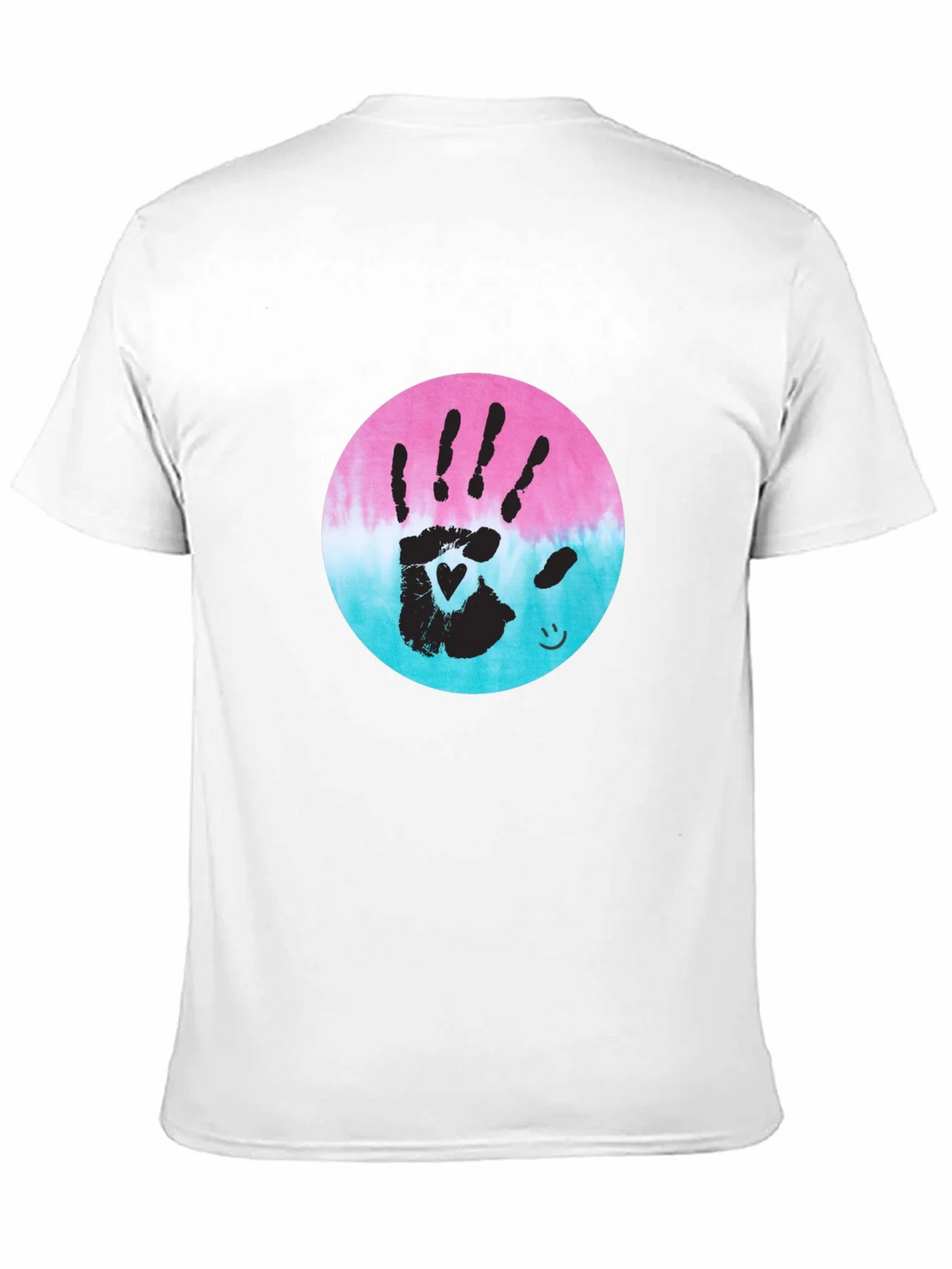 Handprint Heart Tie-Dye Tee - Unique Graphic T-Shirt product image 10