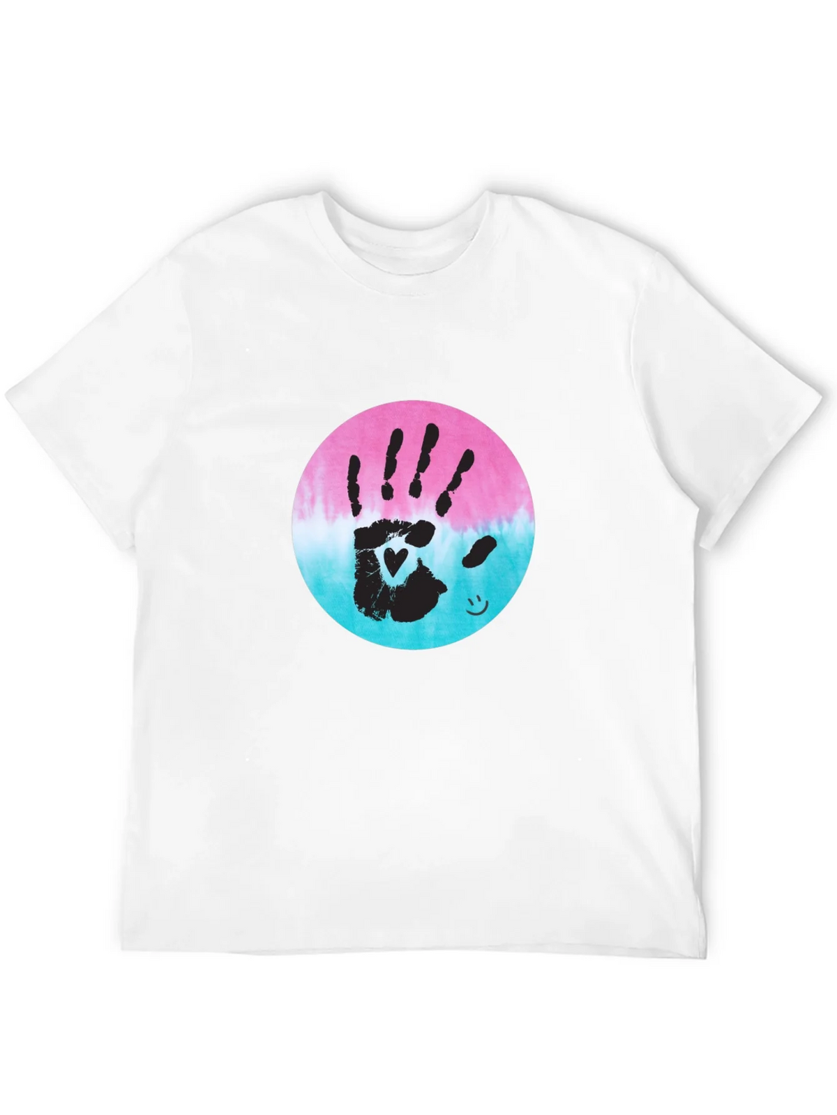 Handprint Heart Tie-Dye Tee - Unique Graphic T-Shirt product image 11