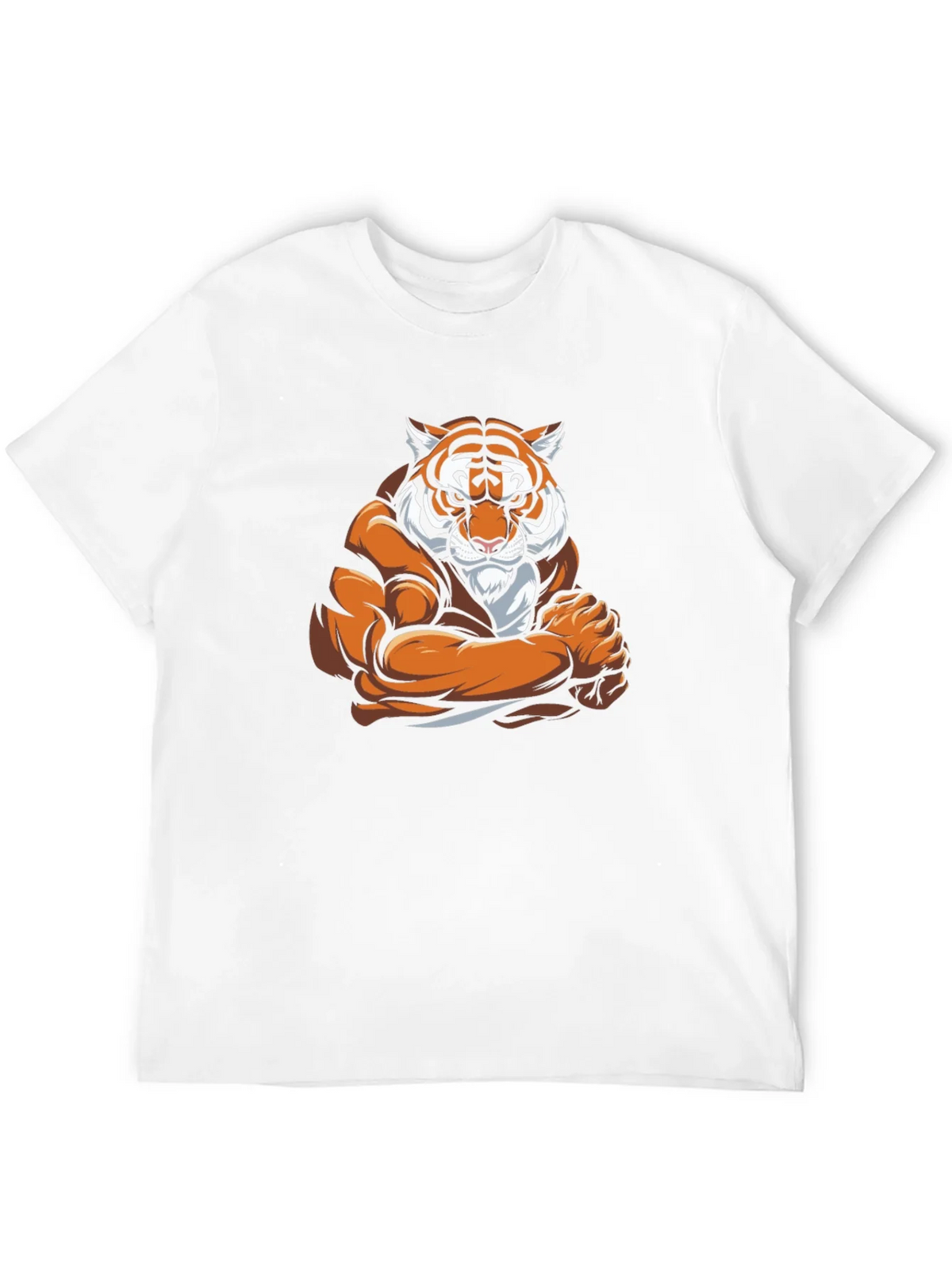 Tiger Muscle Graphic Black T-Shirt product image 9