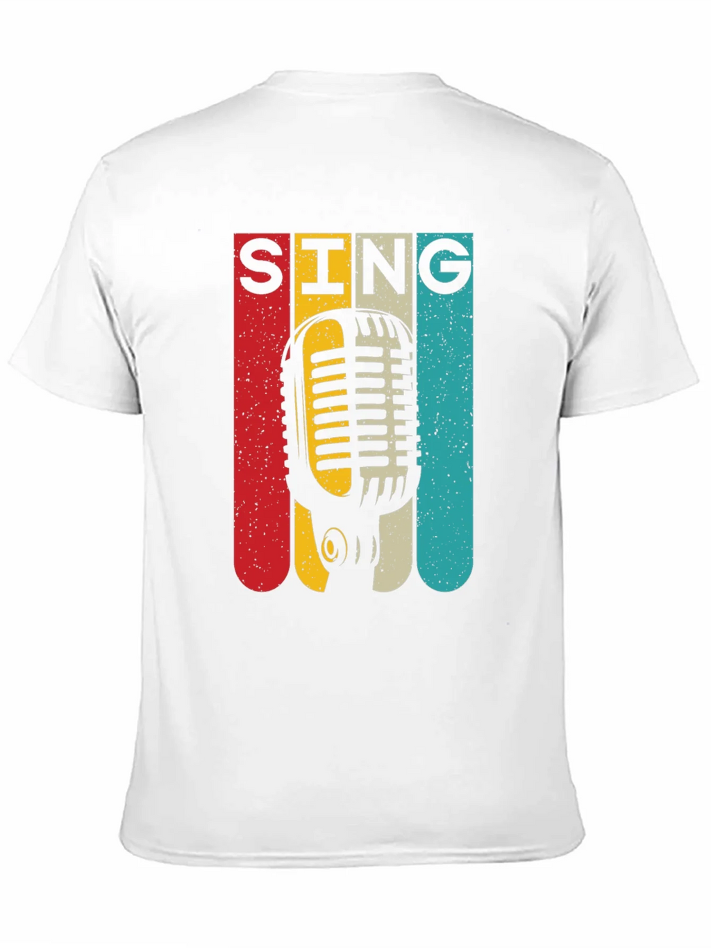 Retro Microphone SING Graphic Tee product image 10