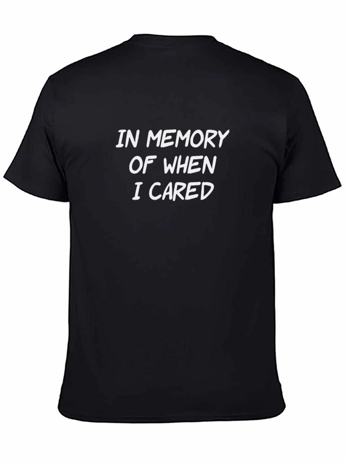 Funny In Memory Of When I Cared Graphic T-Shirt product image 4