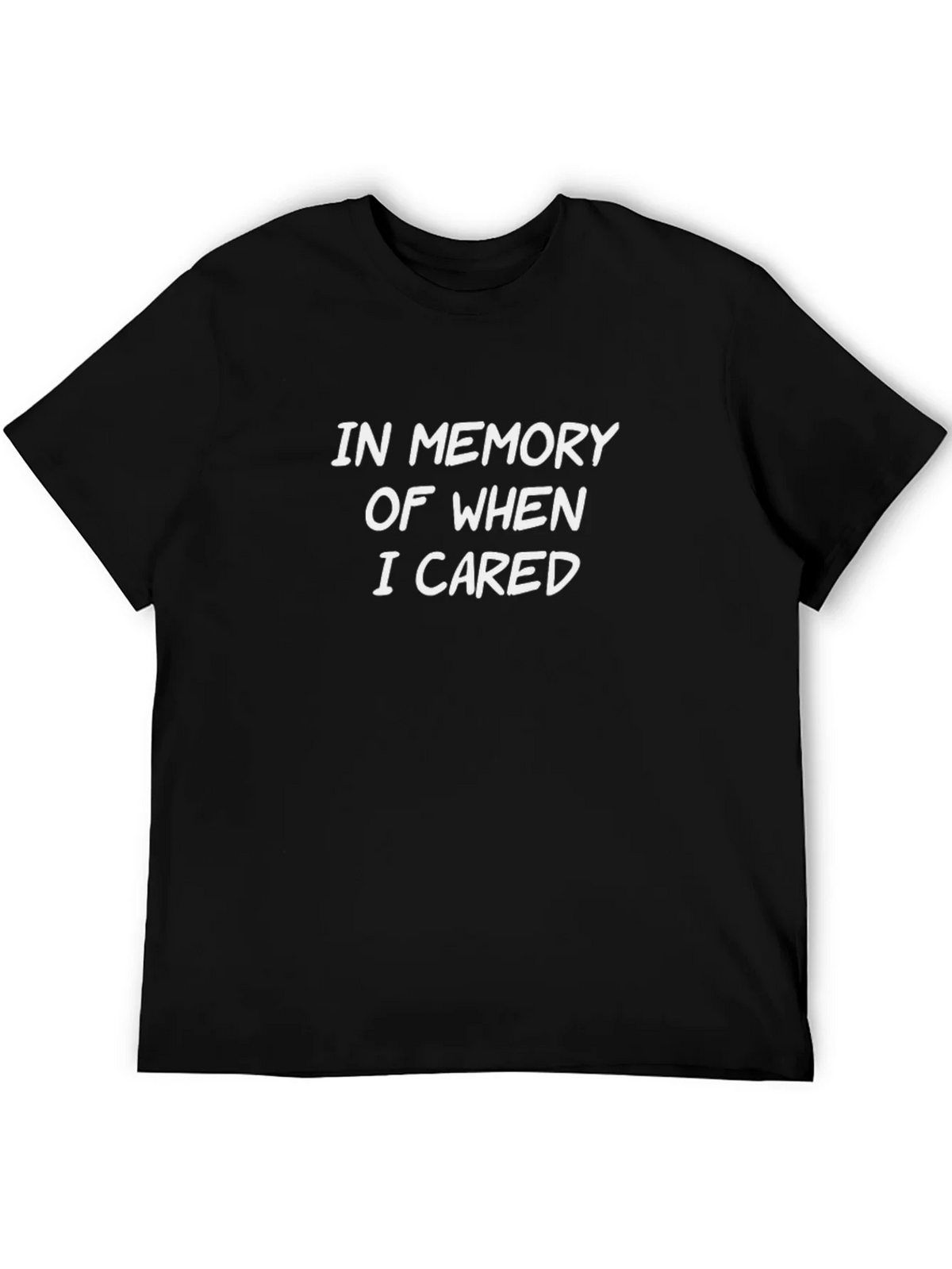 Funny In Memory Of When I Cared Graphic T-Shirt product image 5