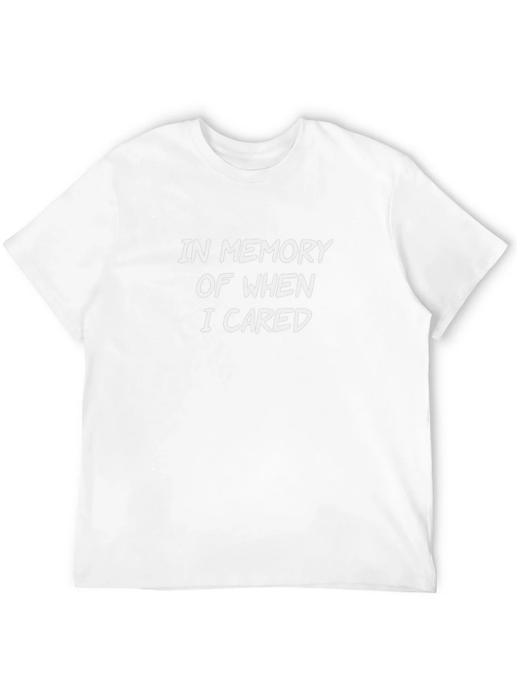 Funny In Memory Of When I Cared Graphic T-Shirt product image 11