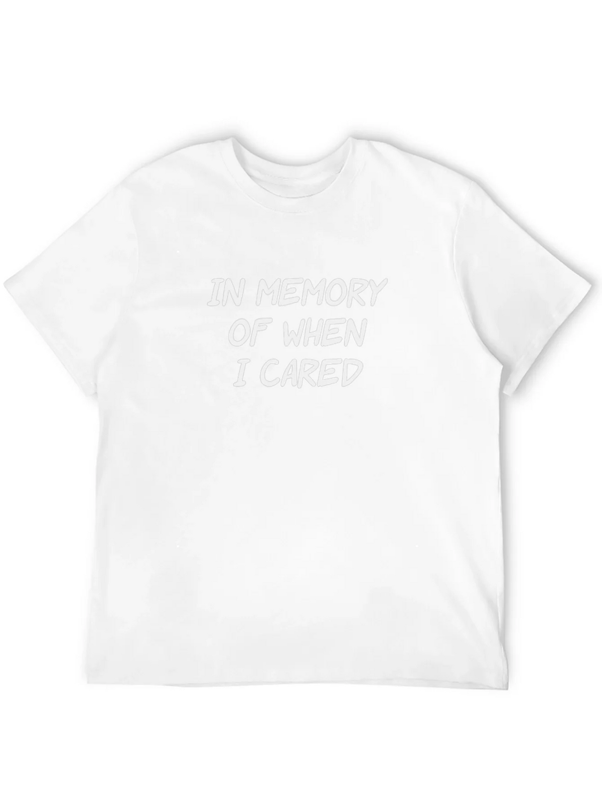 Funny In Memory Of When I Cared Graphic T-Shirt product image 11