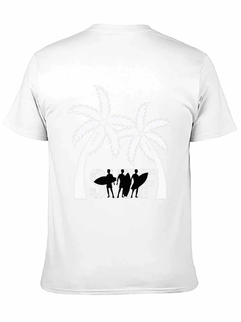 Surf Palm Tree Graphic T-Shirt - Black product image 10