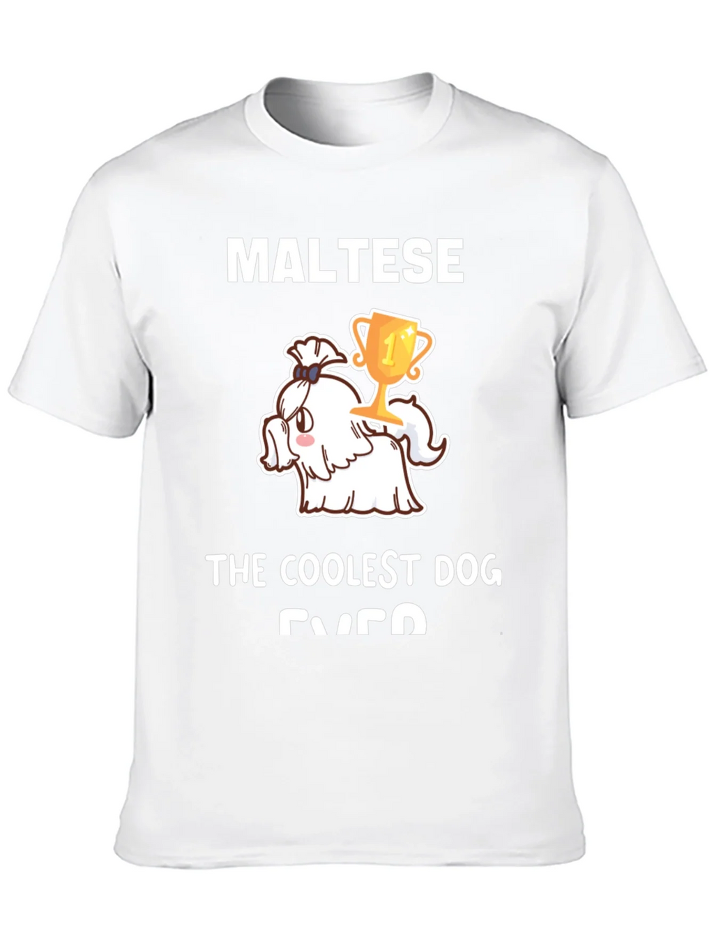 Maltese Coolest Dog Ever Graphic Tee product image 9