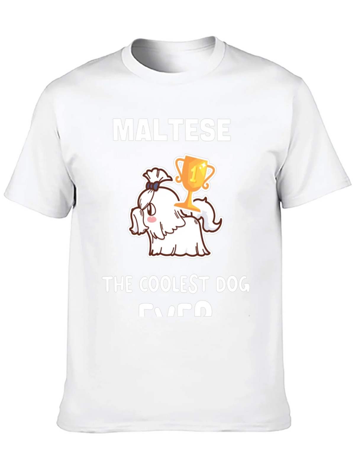 Maltese Coolest Dog Ever Graphic Tee product image 9