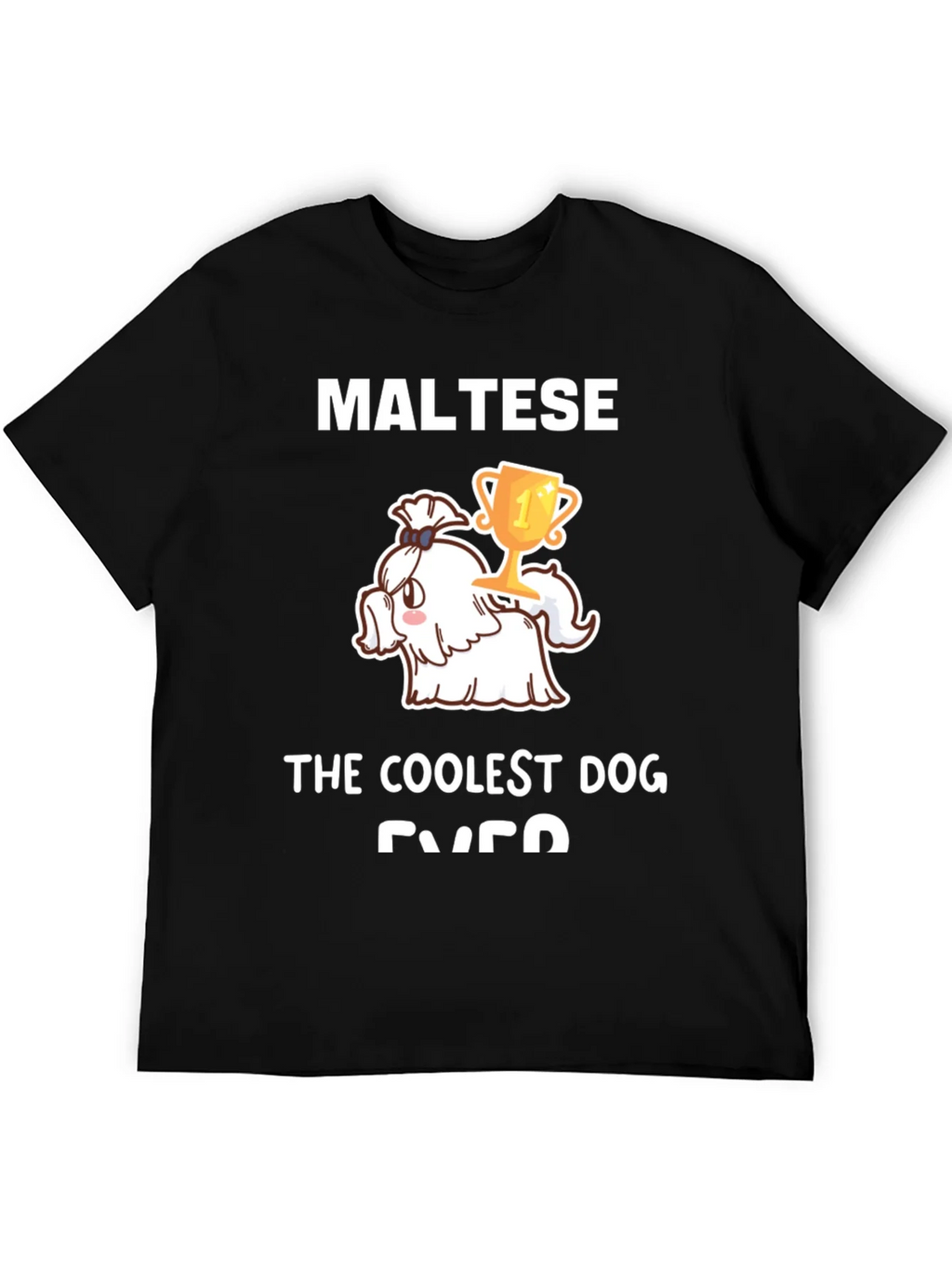Maltese Coolest Dog Ever Graphic Tee product image 5