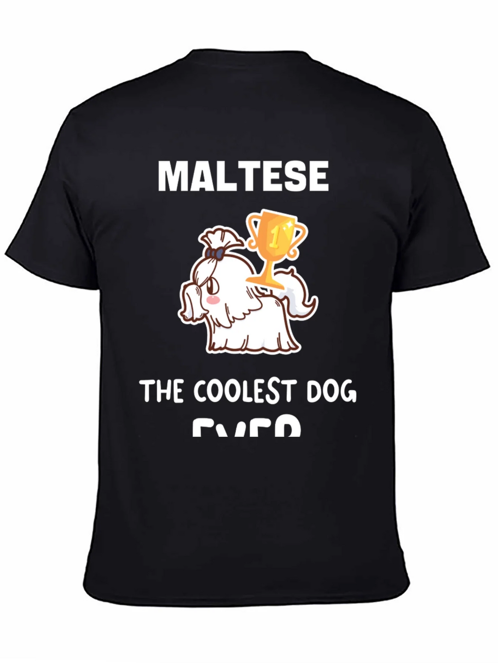 Maltese Coolest Dog Ever Graphic Tee product image 4