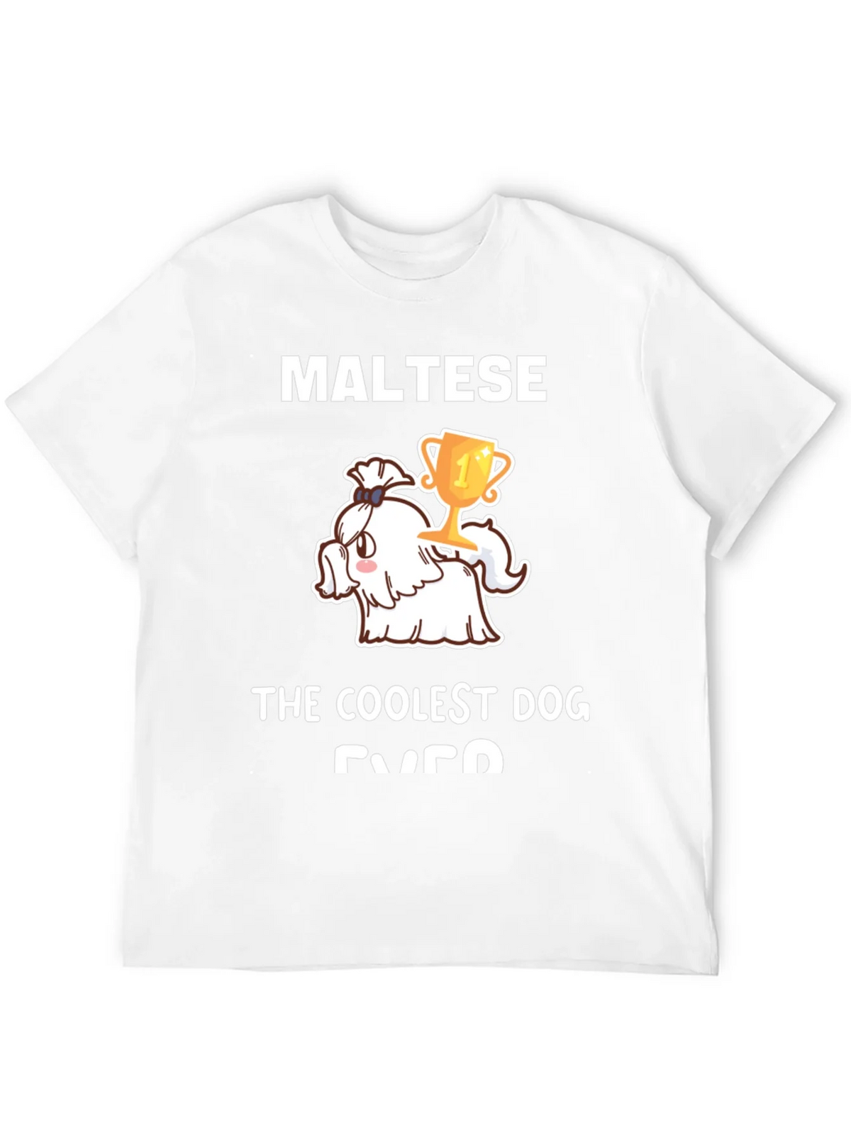 Maltese Coolest Dog Ever Graphic Tee product image 11