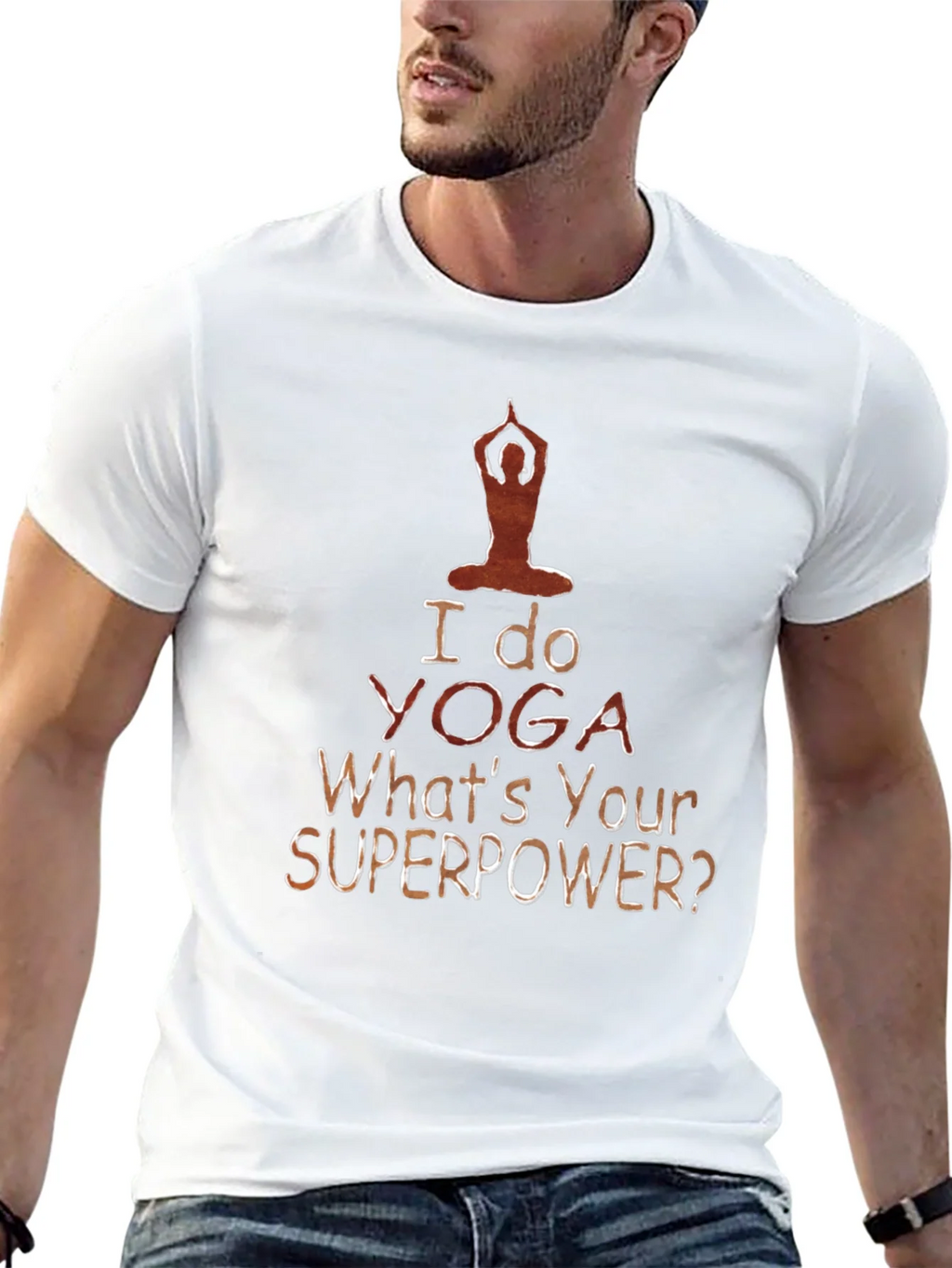 Yoga Superpower Tee - Mens Black T-Shirt product image 12