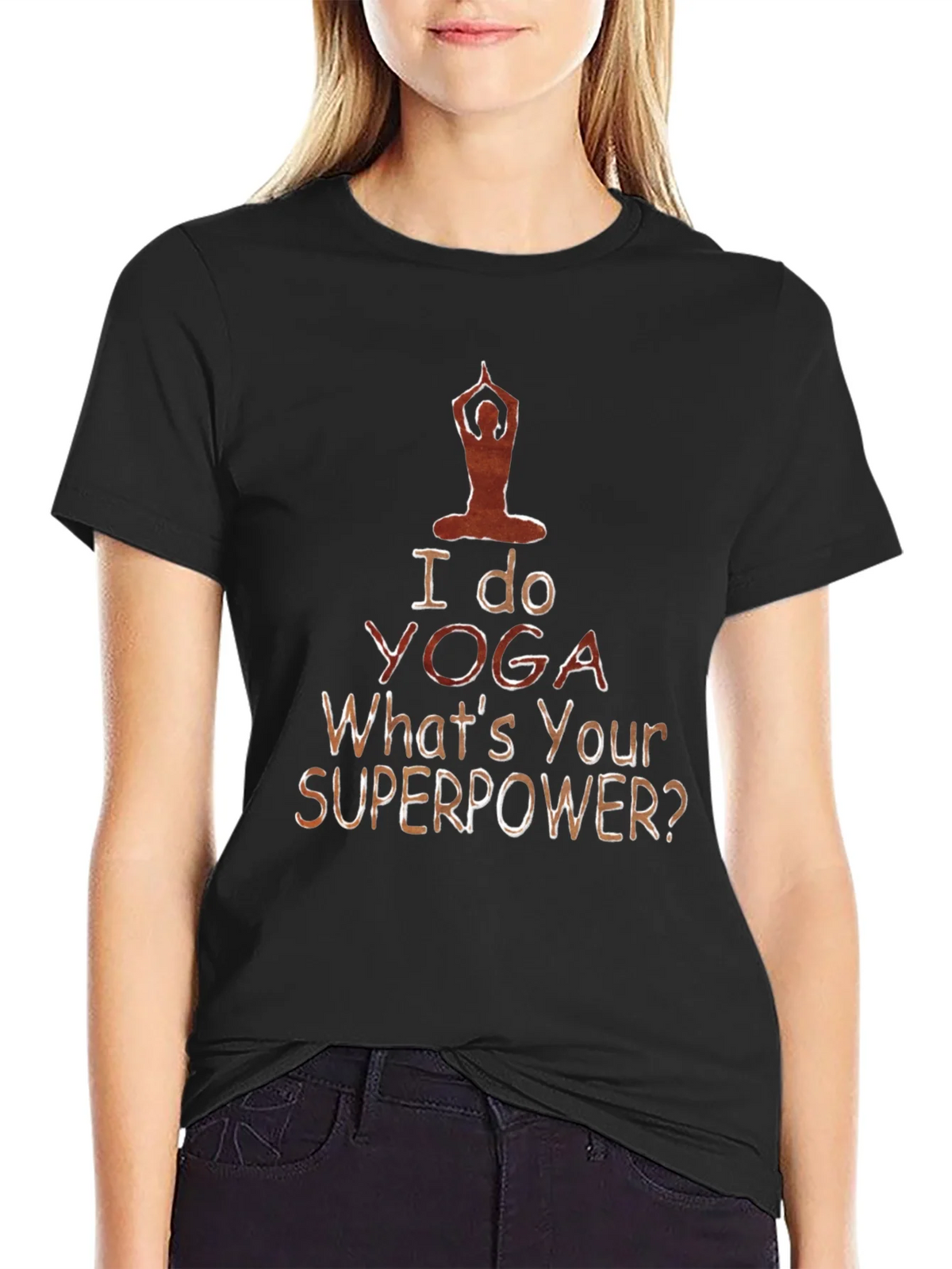 Yoga Superpower Tee - Mens Black T-Shirt product image 2