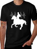 Equestrian Heartbeat Graphic Tee product image 1