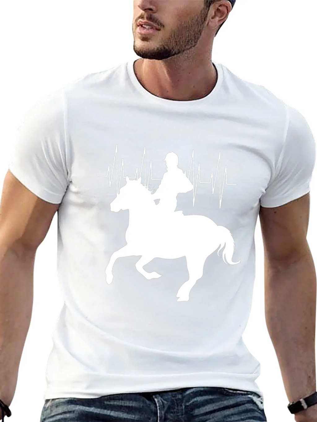 Equestrian Heartbeat Graphic Tee product image 12