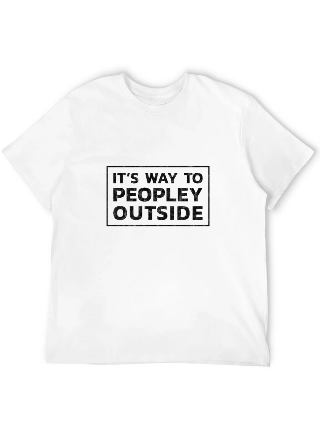 Humorous Too Peopley Outside Graphic Tee product image 11
