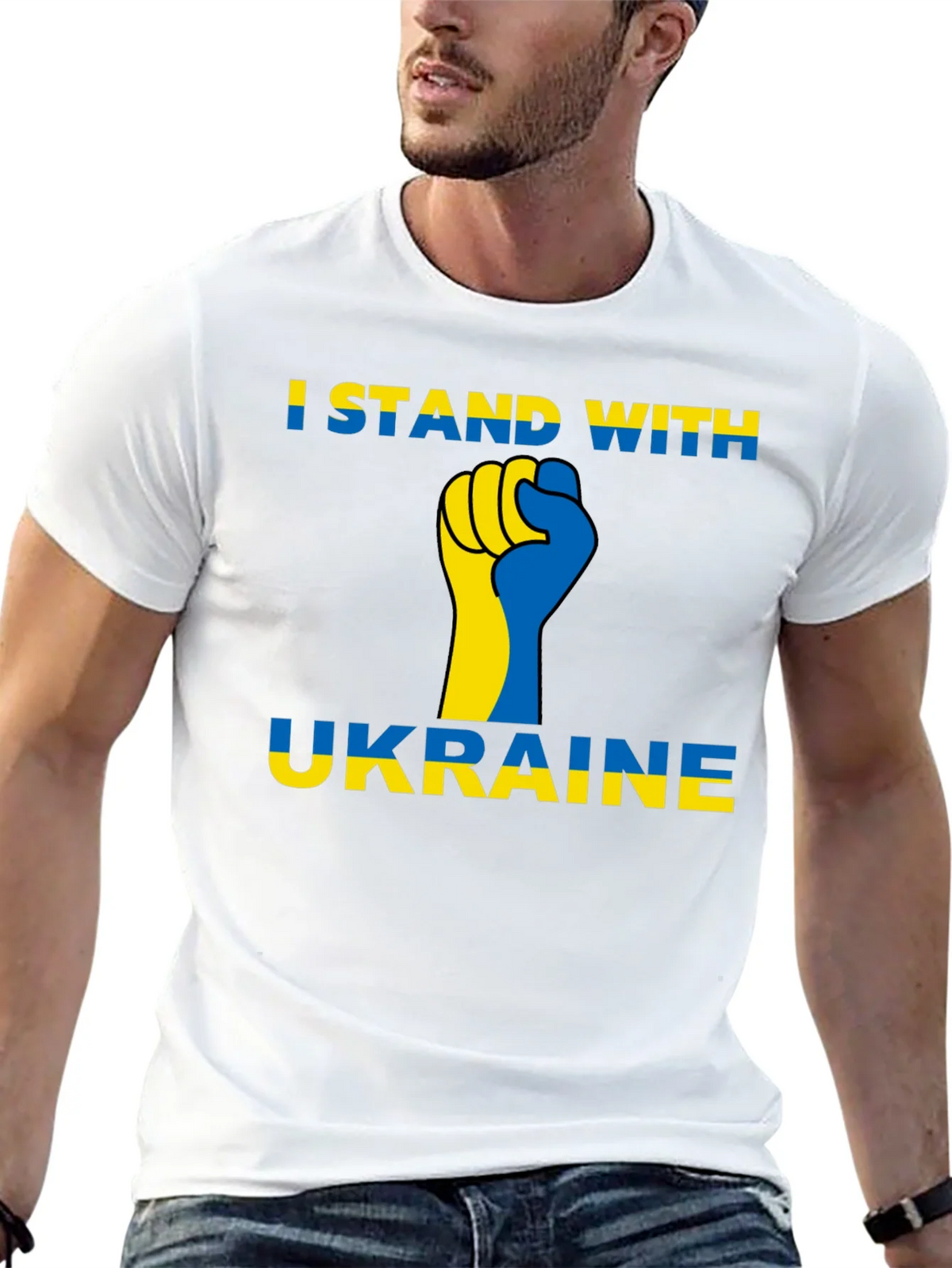 I Stand With Ukraine Graphic T-Shirt product image 12