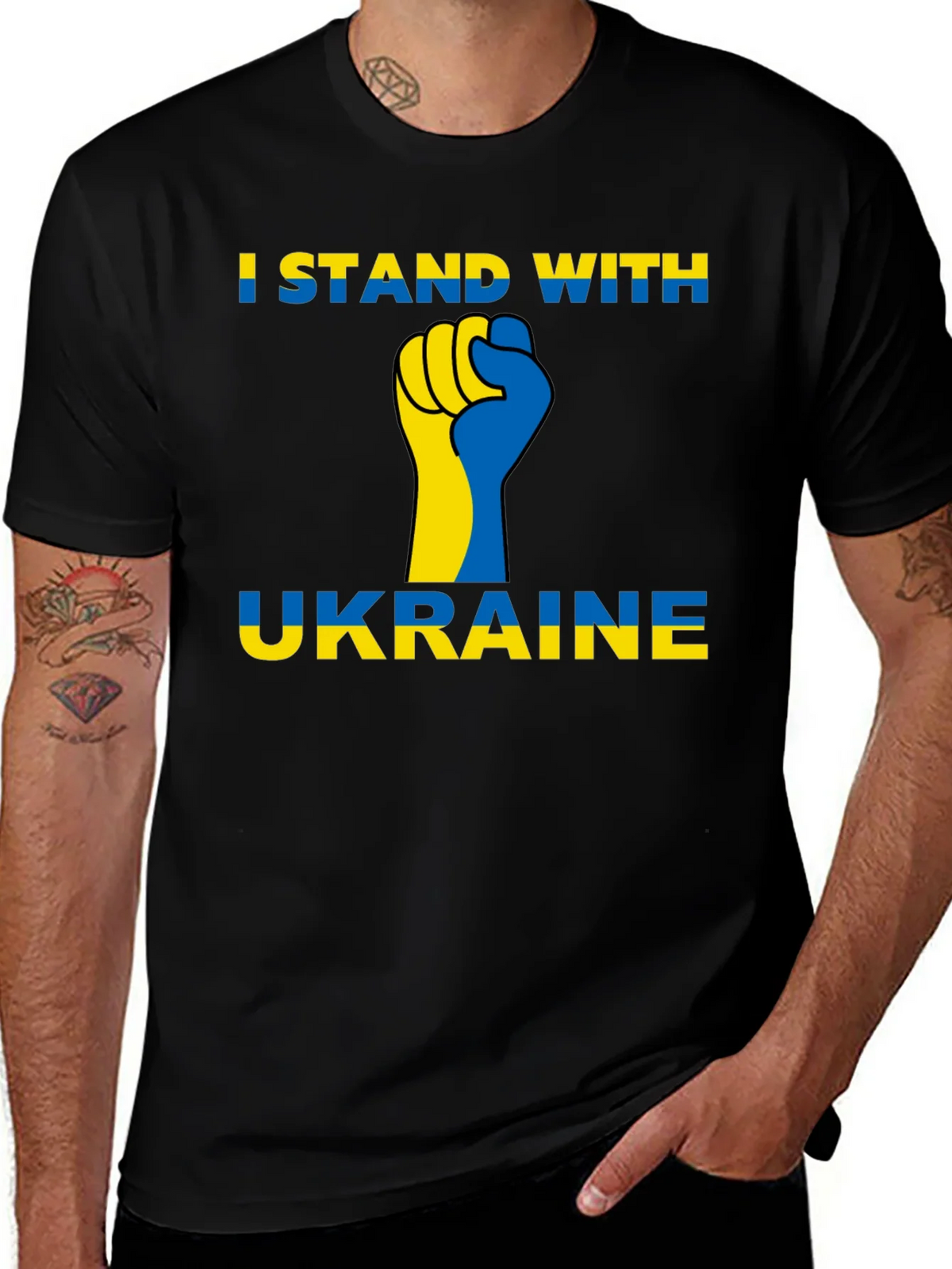 I Stand With Ukraine Graphic T-Shirt product image 1
