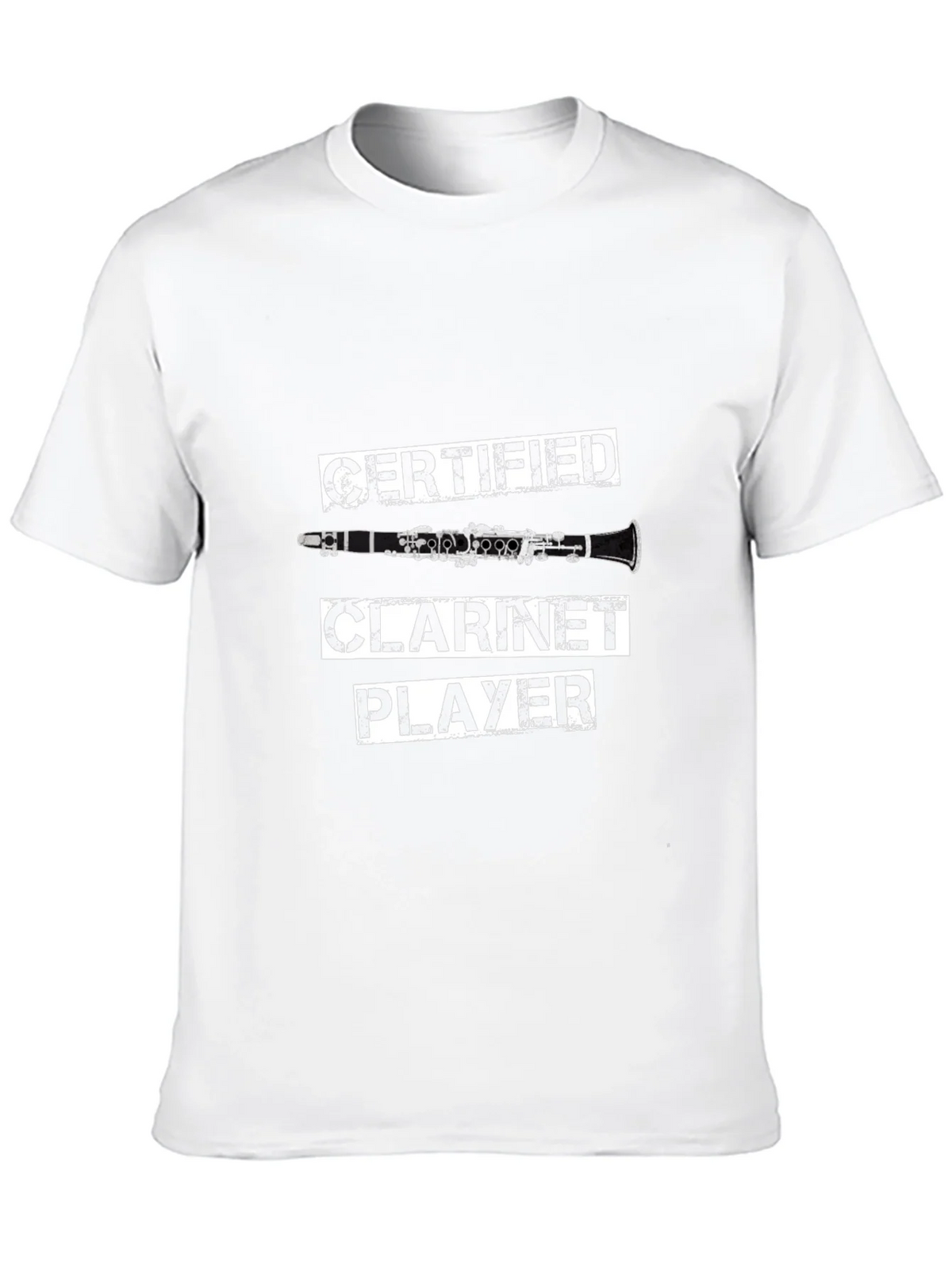 Certified Clarinet Player T-Shirt - Black product image 6